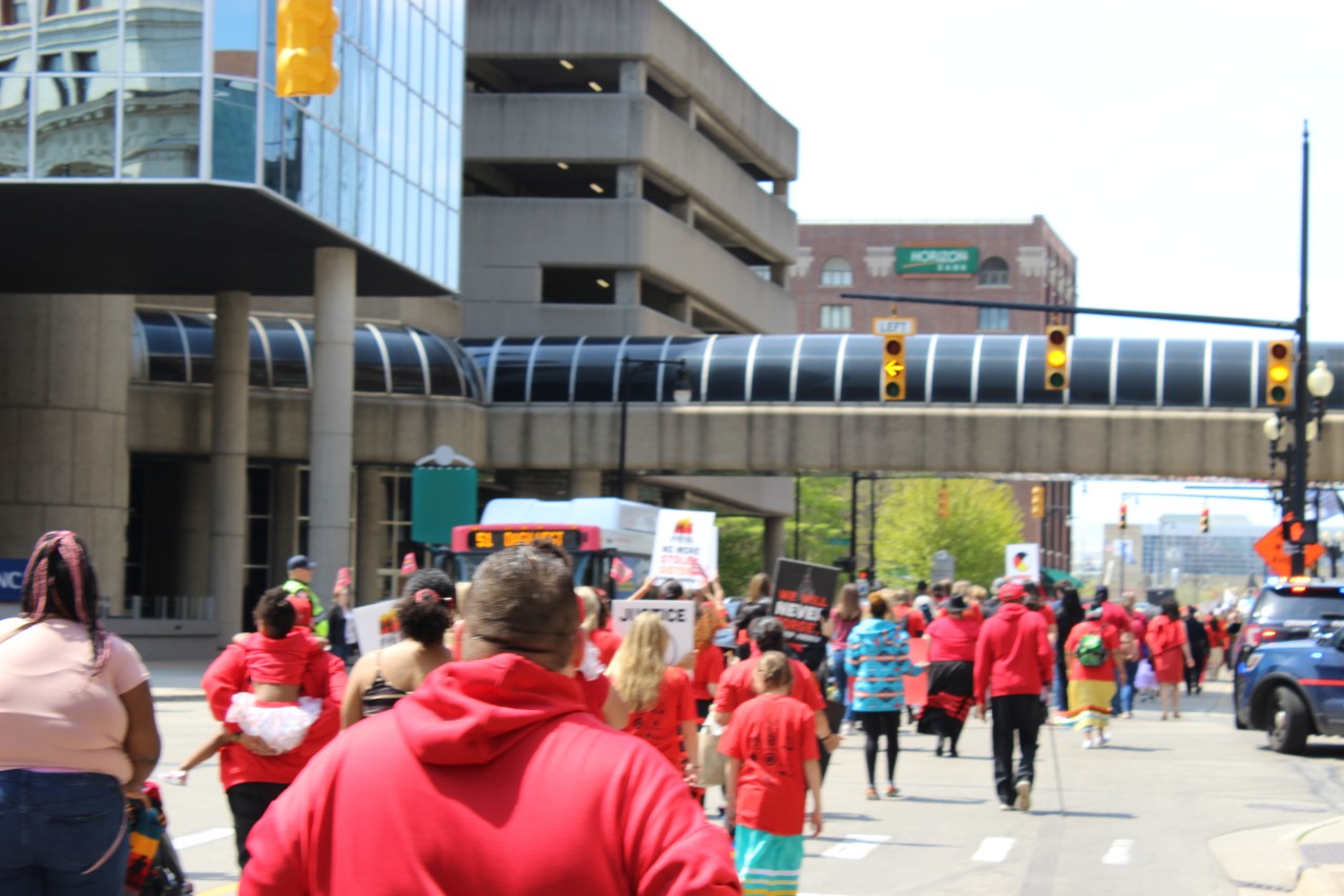 Michigan Tribes Unite in Downtown Grand Rapids for Missing or Murdered